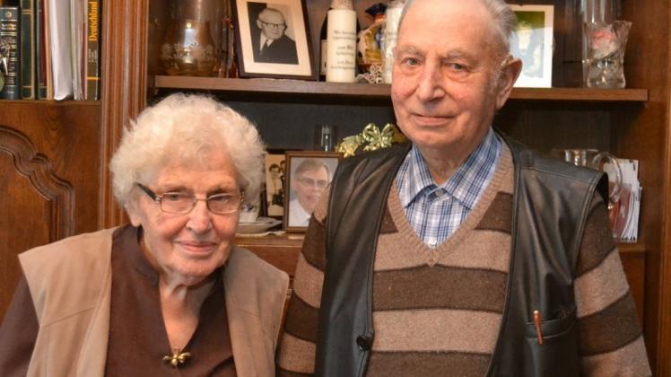 Seit 60 Jahren verheiratet: Marga und Heinz Ahlers. 