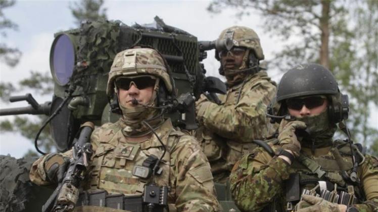 US-Soldaten während einer Militärübung in Estland. 