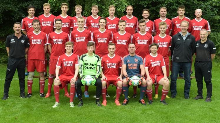 Gehen in die zweite Saison nach dem Aufstieg in die Bezirksliga: die Fußballer des VfL Stenum. 