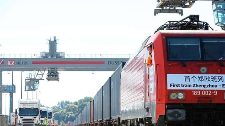 Eine Güterzugverbindung zwischen Zhengzhou und Hamburg besteht bereits seit August 2013. Foto: Christian Charisius