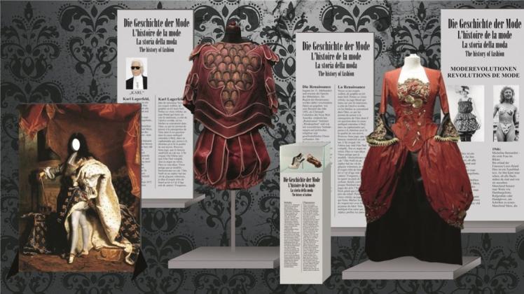 Einblicke in die Geschichte der Mode und der großen Modeschöpfer erhalten die Besucher der Ausstellung in Haselünne. 