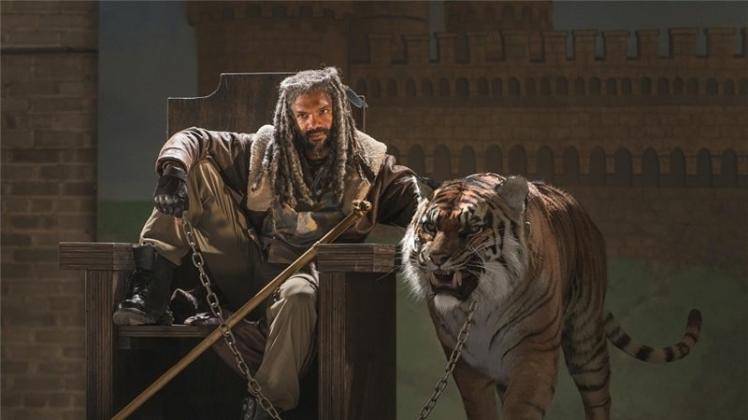 Khary Payton als Ezekiel in Staffel 7 von „The Walking Dead“. 