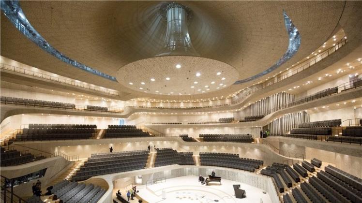 Das Allerheiligste: Der Große Saal in der Elbphilharmonie. 