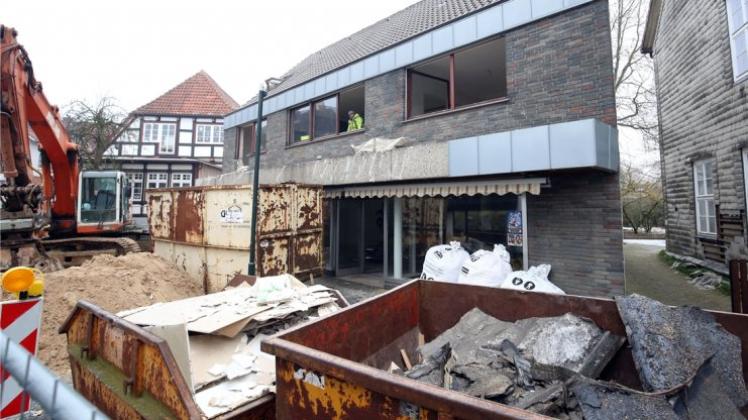 Das Haus Nikolaistraße 30 in Bad Essen wird in der kommenden Woche abgerissen. 