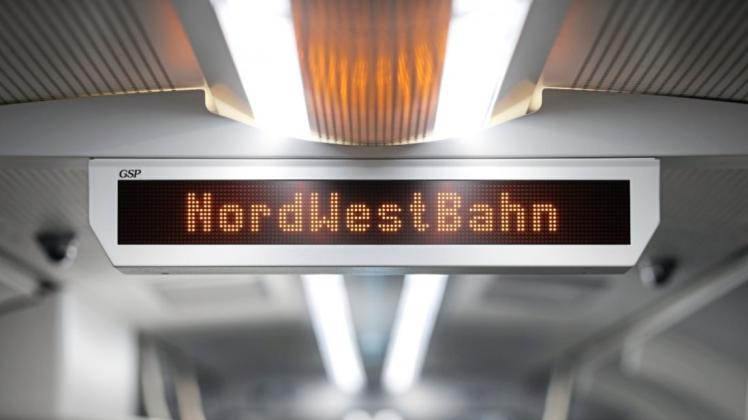 Auf der NordWestBahn-Linie RB 58 gibt es am Wochenende 12./13. März Behinderungen. 