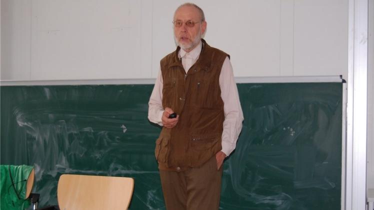 Whistleblower Rainer Moormann referierte in der Osnabrücker Universität. 