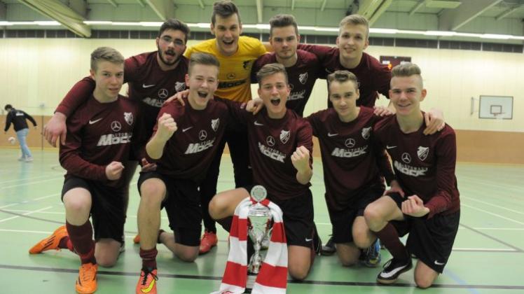 Sieger bei der Futsal-Kreismeisterschaft der B-Junioren: TuS Heidkrug.