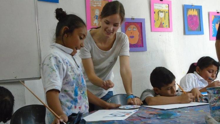 Christiane von Runnen arbeitet in Mexiko mit Kindern aus dem ärmsten Familien zusammen. 