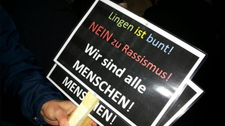 Zu einer Demo rufen der Verein Grenzenlos und die AFA Lingen auf. Zu einer Demo rufen der Verein Grenzenlos und die AFA Lingen auf.