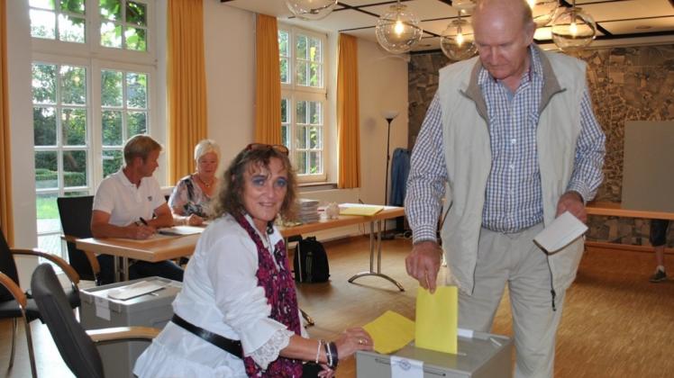 Punkt 18 haben die Wahllokale in der Gemeinde Ganderkesee geschlossen. 