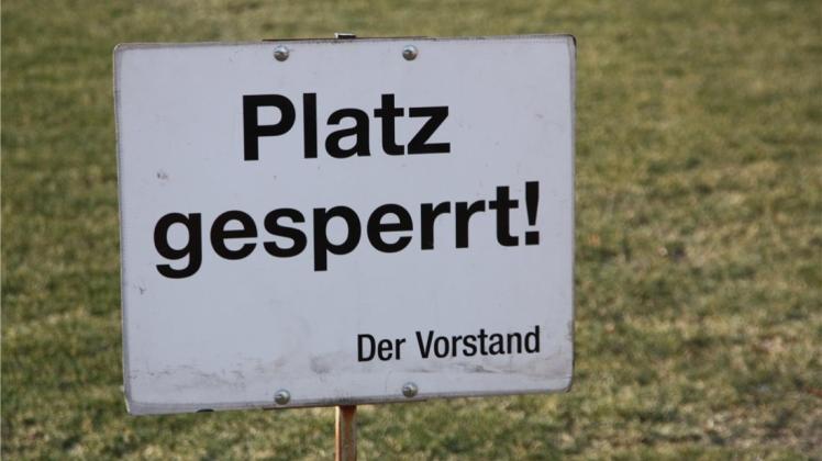 Die Gemeinde Wardenburg hat alle Rasenplätze in ihrem Bereich bis einschließlich 7. Februar für den Spielbetrieb gesperrt.  
