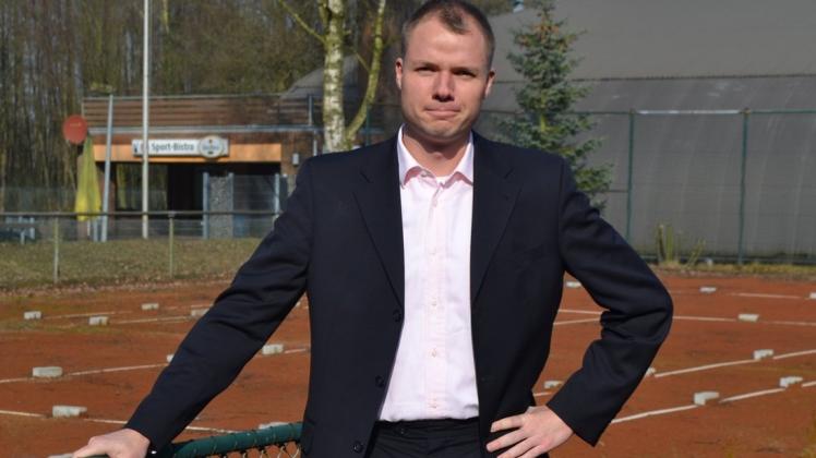 Patrick Jersch, kommissarischer Vereinsvorsitzender des Ganderkeseer Tennisvereins, hat jetzt einen Insolvenzantrag gestellt. Archivfoto: Thomas Breuer