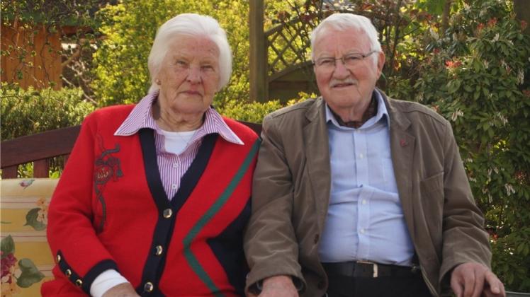 Sind seit 65 Jahren verheiratet. Elli und Robert Debus. 
