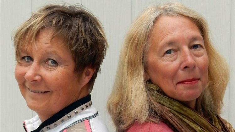 Stellen ihren Roman vor: die Bremer Autorinnen Biggi Rist und Dr. Liliane Skalecki. Stellen ihren Roman vor: die Bremer Autorinnen Biggi Rist und Dr. Liliane Skalecki.