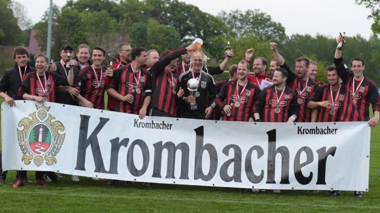 Der TV Falkenburg ist Titelverteidiger im Kreispokal der Ü32-Fußballer. 