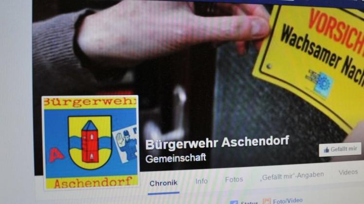 Regen Zulauf in Form von „Gefällt-mir“-Markierungen, aber auch heftigen Gegenwind gibt es für die Facebook-Gruppe „Bürgerwehr Aschendorf“. Das Wappen wurde auf Geheiß der Stadt Papenburg inzwischen entfernt. 