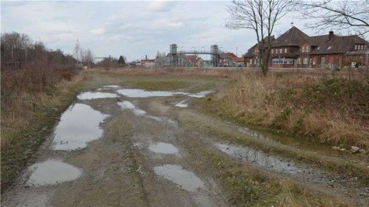 Rund 25 Hektar zum größten Teil brachliegende Fläche sollen im Umfeld des Bramscher Bahnhofs saniert und neugestaltet werden. Archiv-