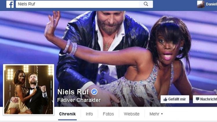 Niels Ruf freut sich auf das „Let’s Dance“-Finale 2016: Sein Facebook-Account ist voller RTL-Fotos. Screenshot: dab, Facebook, Niels Ruf