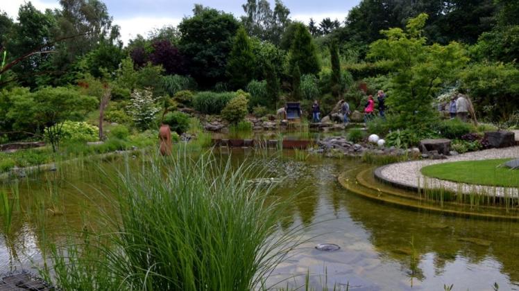 Am „GartenTraumSonntag“ öffnete das Gartenwerk Dukat in Vehrte seinen Schaugarten für Besucher. 
