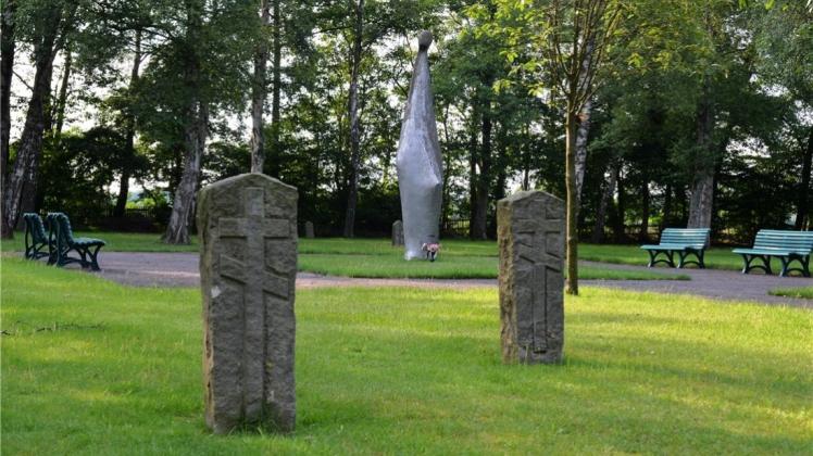 Der Lagerfriedhof in Dalum-Rull. Hier wurden gestorbene Kriegsgefangenen mehrerer Emslandlager beigesetzt. 