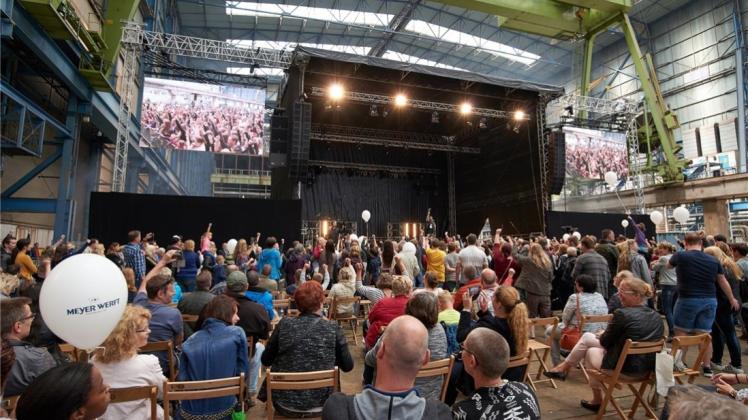 Fast 8000 Besucher nahmen am Familienfest auf der Meyer Werft teil. 