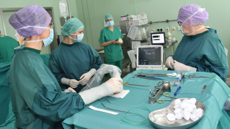 Eingriff mit intraoperativen Ultraschall am Klinikum Südstadt in Rostock