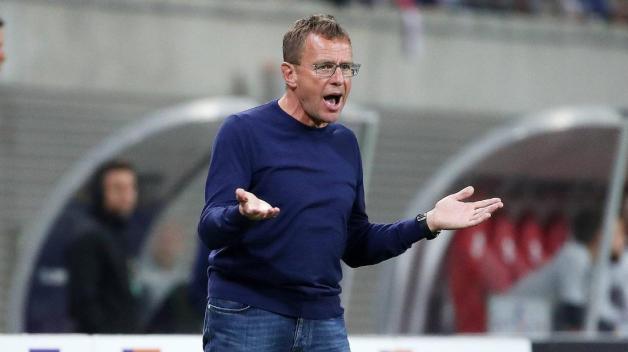 Nach dem zwischenzeitlichen 0:2 war Leipzig-Coach Ralf Rangnick fassungslos.