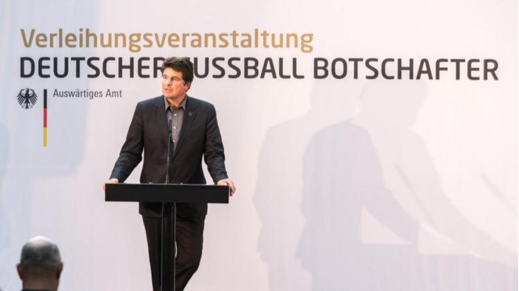 Roland Bischof, Gründer von "Deutscher Fußball Botschafter". Foto: Marvin Meyer/Deutscher Fußball Botschafter