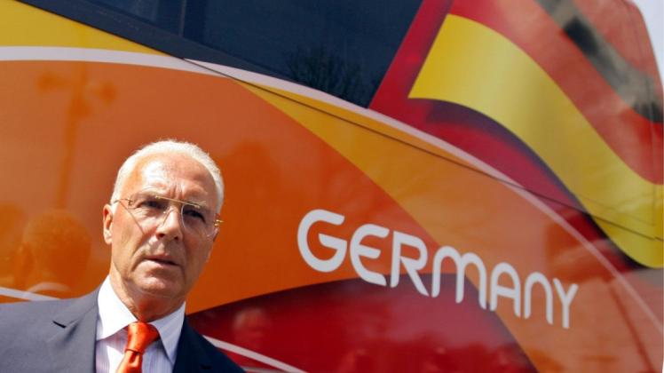 Franz Beckenbauer im Jahr 2006. Foto: dpa/Frank May