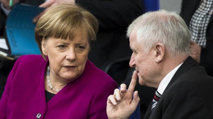 Bundeskanzlerin Angela Merkel ist anscheinend nicht einverstanden mit den Plänen von Horst Seehofer. Foto: Imago/Emmanuele Contini