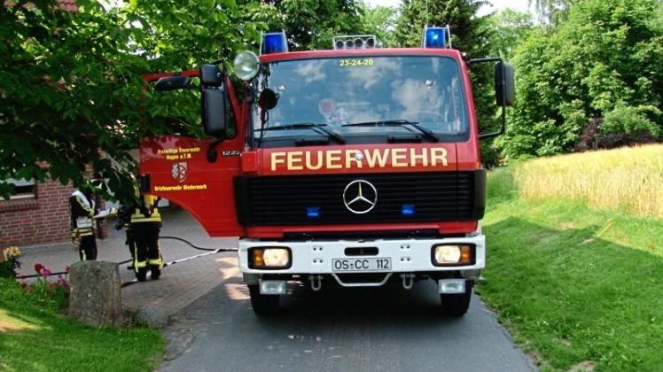 Am Donnerstagnachmittag rückte die Feuerwehr Niedermark  zu einem Einsatz nach Sudenfeld aus. 