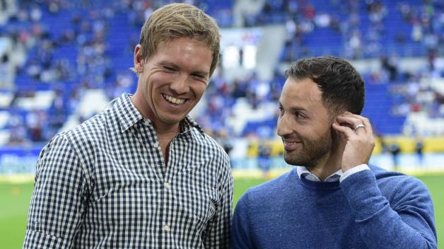 Champions-League-Premiere für Julian Nagelsmann (l.) und Domenico Tedesco. Foto: imago/Werner Schmitt Champions-League-Premiere für Julian Nagelsmann (l.) und Domenico Tedesco. Foto: imago/Werner Schmitt