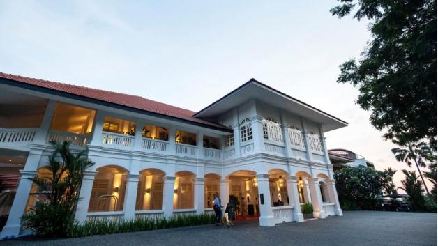 Der Ort für das Treffen von Donald Trump und Kim Jong Un: Das Capella Hotel auf der Insel Sentosa in Singapur. Foto: dpa