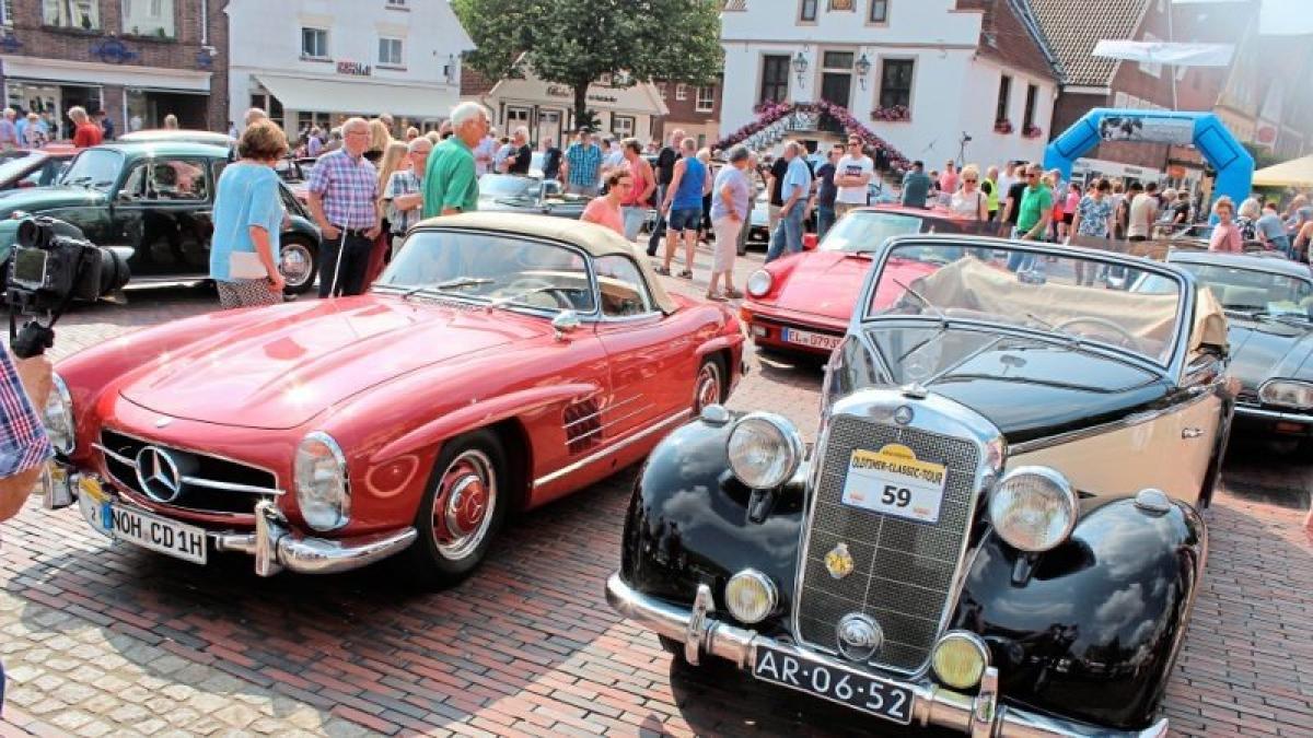 Herausgeputzte Oldtimer in Lingen eine | NOZ