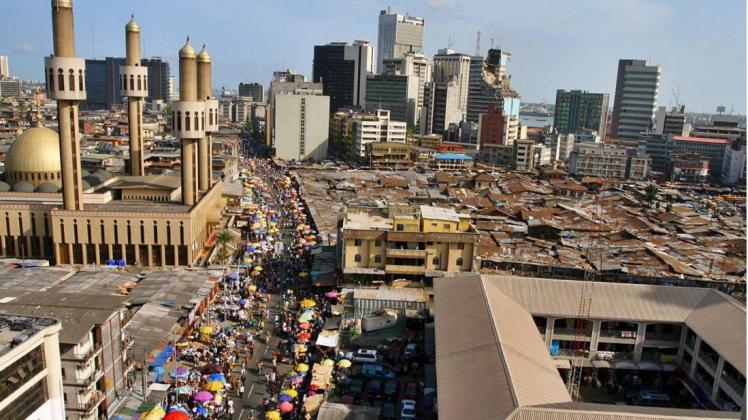 Blick auf die nigerianische Hauptstadt Lagos. Foto: dpa