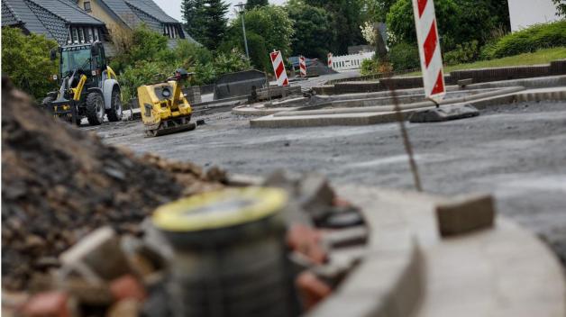Die Bauarbeiten am Amselweg gehen im nächsten Abschnitt weiter. Foto: David Ebener