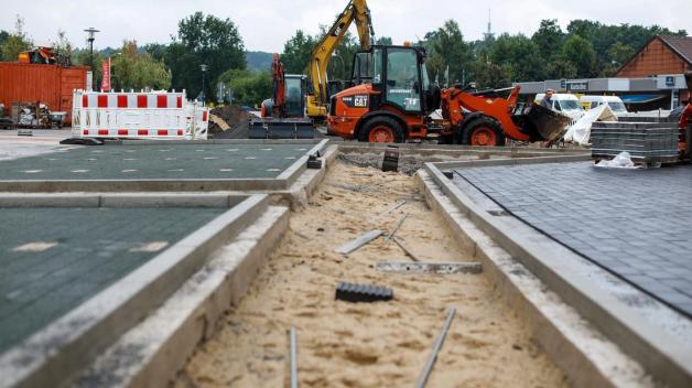 Der erste Bauabschnitt soll Anfang August abgeschlossen sein. Foto: David Ebener Der erste Bauabschnitt soll Anfang August abgeschlossen sein. Foto: David Ebener