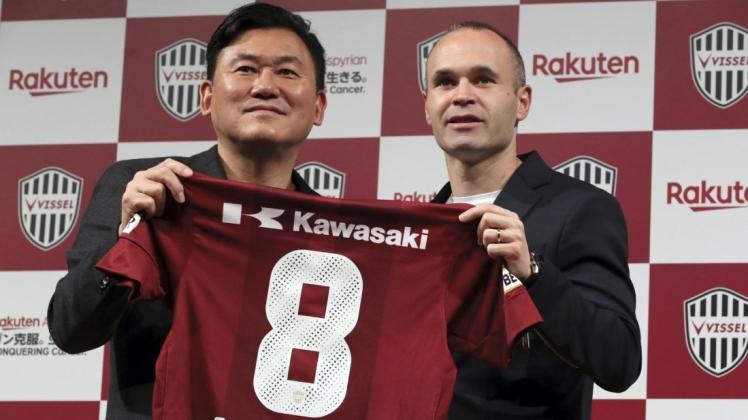 Nach seinem Abschied vom FC Barcelona wechselt Andres Iniesta in die japanische J-League. 