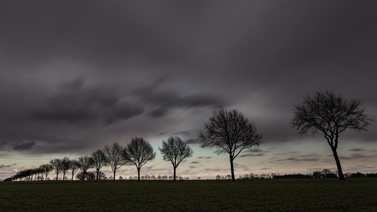 Bewölkter Himmel in Niedersachsen
