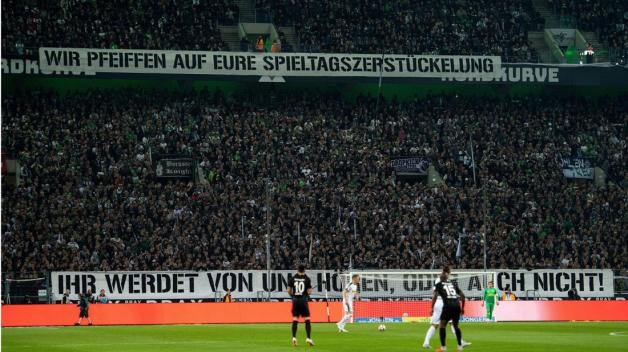 Ein Blick in den Borussiapark von Mönchengladbach. Foto: picture alliance/Marius Becker/dpa