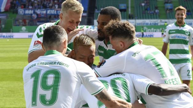 Die SpVgg Greuther Fürth steht an der Tabellenspitze der 2. Bundesliga. Foto: imago/Zink