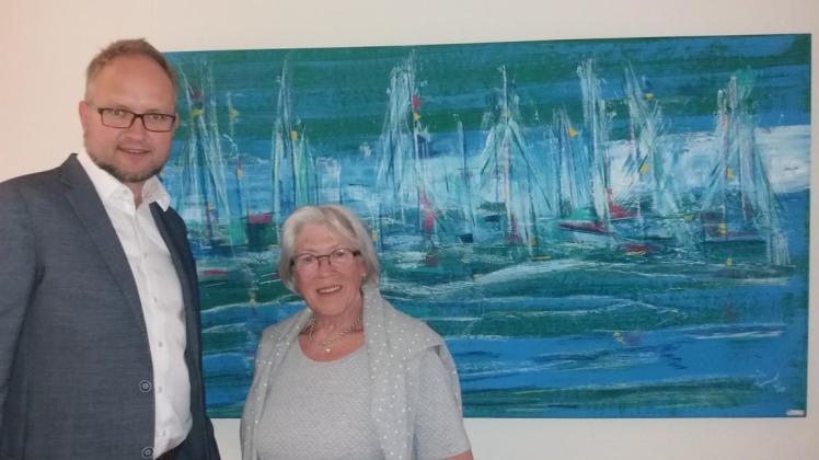 Inge Brand zeigt ihre Bilder im Rathaus