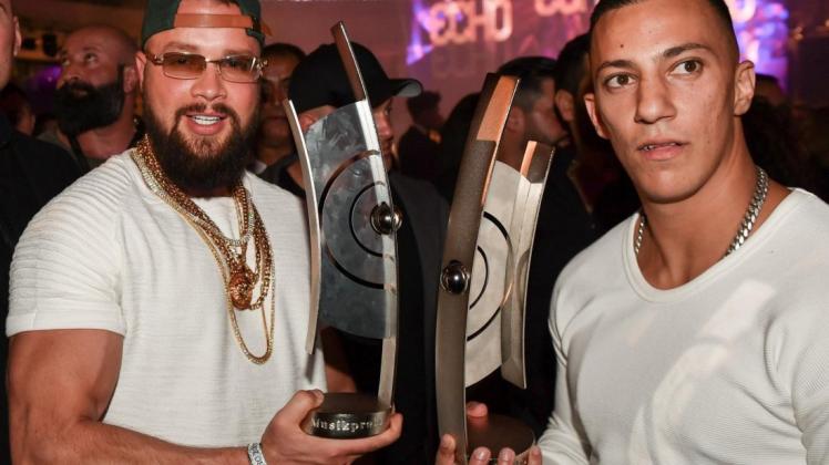 Auf den Echo für die Gangster-Rapper Kollegah und Farid-Bang folgten Ermittlungen wegen Volksverhetzung. Foto: dpa