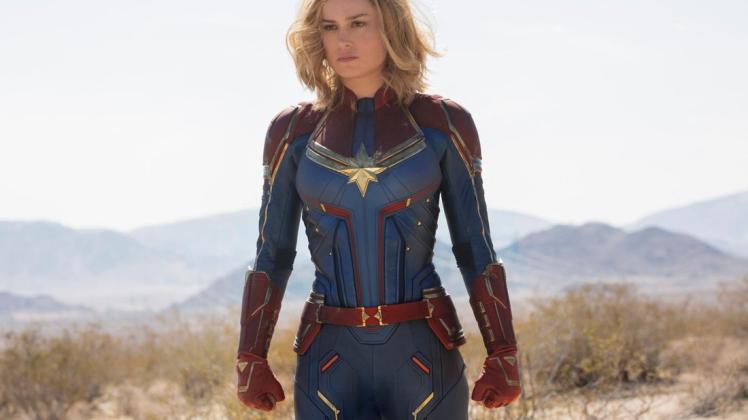 Eine der stärksten im Marvel-Universum: Brie Larson als Carol Danvers alias Captain Marvel . Foto: Marvel Studios 2019