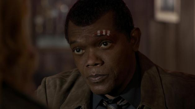 "Captain Marvel" spielt 1990: Nick Fury (Samuel L. Jackson)  hat noch beide Augen. Foto: Marvel Studios 2019
