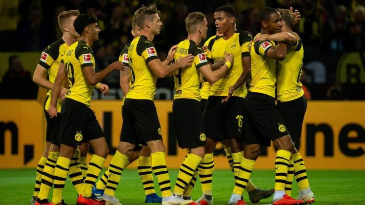 Borussia Dortmund bleibt in der Bundesliga ungeschlagen. Foto: imago/DeFodi Borussia Dortmund bleibt in der Bundesliga ungeschlagen. Foto: imago/DeFodi