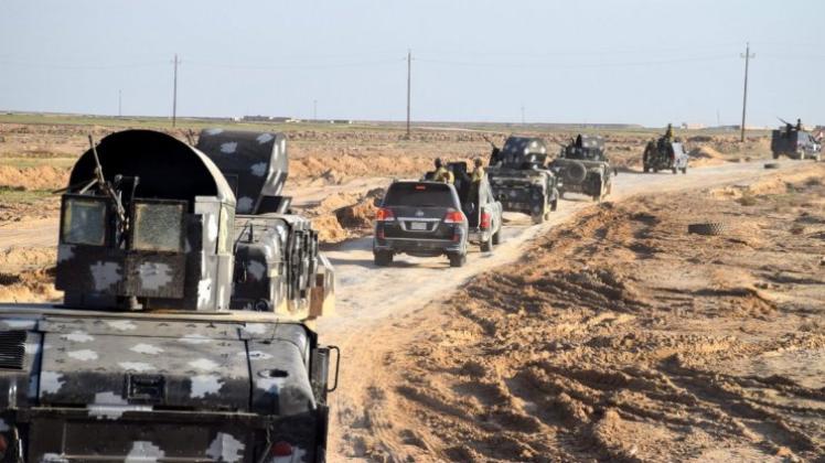 Die irakische Armee rückt auf Ramadi vor, um den IS aus der Stadt zu vertreiben. 