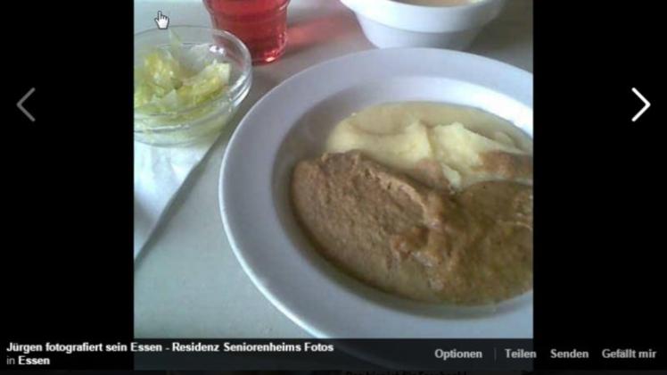 Die Bilder der Brei-Mahlzeiten der Facebook -Seite „Jürgen fotografiert sein Essen“ sorgen für Aufsehen. Screenshot: Facebook „Jürgen fotografiert sein Essen“/ NOZ