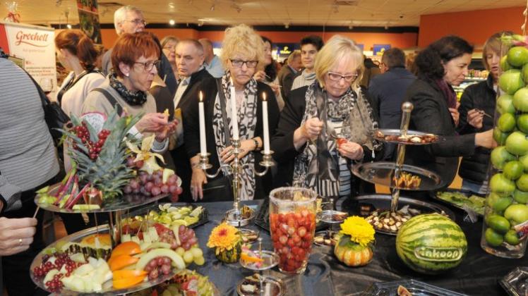 Kulinarischer Parcours im Delmenhorster „Inkoop“-Markt: 620 Gäste bedeuteten Rekordresonanz. 