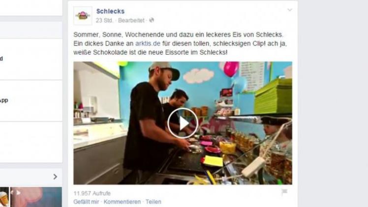 Video Eisdiele Schlecks Sorgt Für Viralen Noz